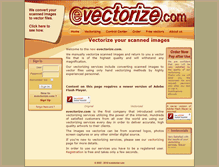 Tablet Screenshot of evectorize.com